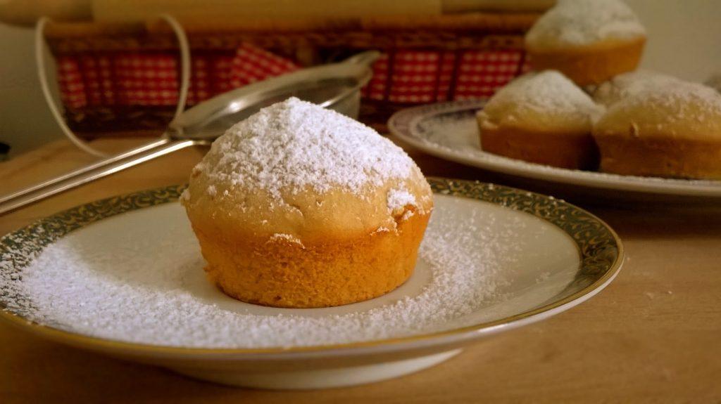 Muffin con farina di riso e mele