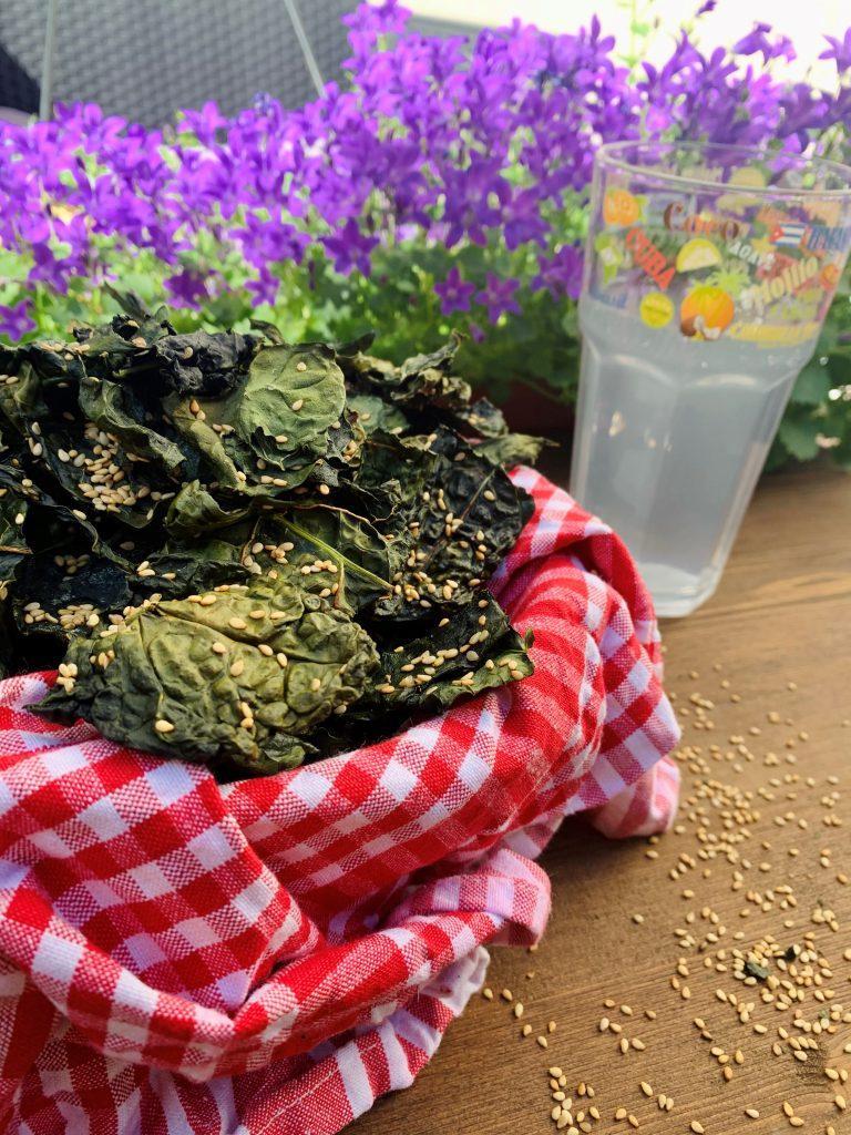 Chips di cavolo nero