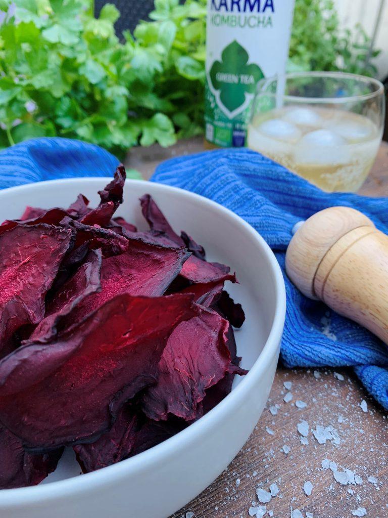 Chips di barbabietola